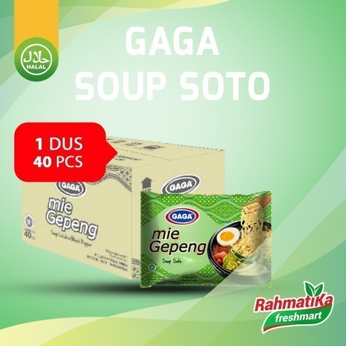 

GAGA Mie Gepeng Soup Soto (1 Dus/Karton)