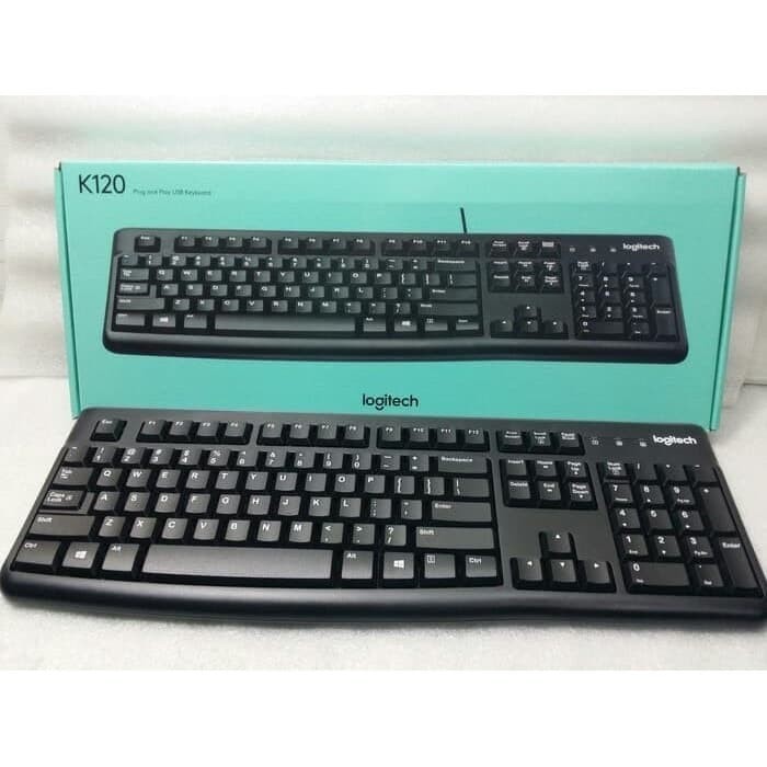 Logitech K120 Keyboard Kabel Usb Keyboard Laptop Pc Original Logitech