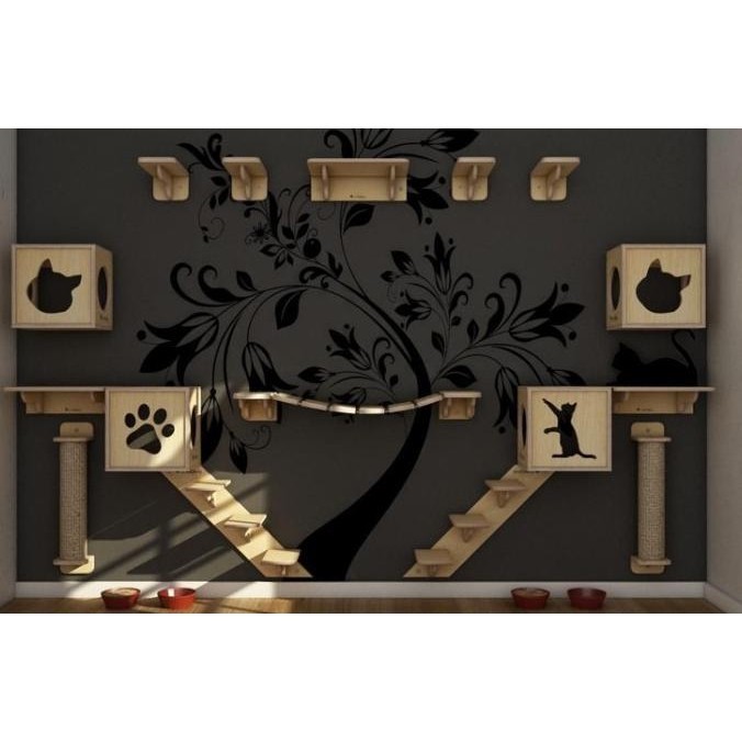 CAT PLAYGROUND CAT HOUSE CAT CONDO CAT TREE ORIGINAL DAN TERPERCAYA