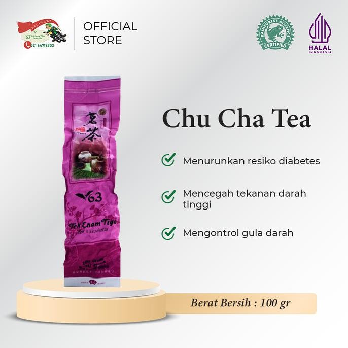 

Teh 63 Chu Cha Natural 100 Gram Teh Kesehatan Vitamin Dan Antioksidan