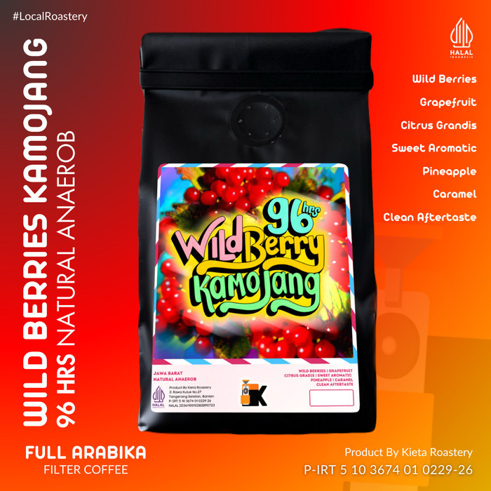 

Arabika 96Hrs Anaerobic Natural Wild Berry Kamojang 200Gr