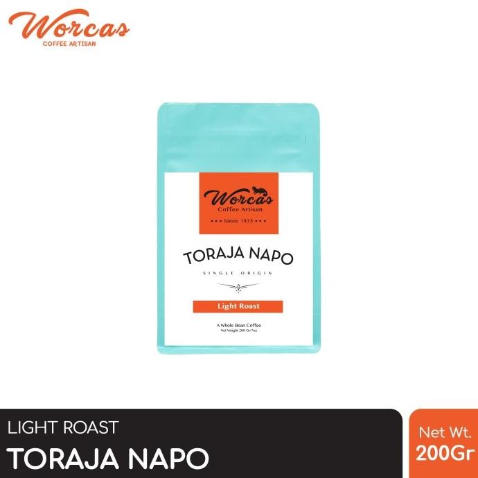 

Kopi Arabica Toraja Napo 200 Gram Light Roast (Biji/Bubuk)