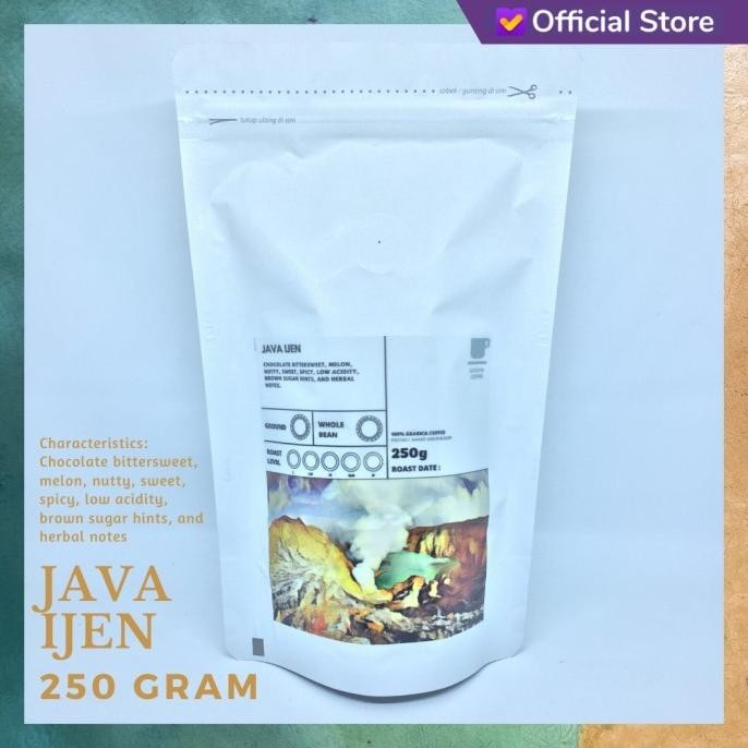 

Kopi Espresso Arabika Java Ijen 250 Gram | Medium Dark Roast
