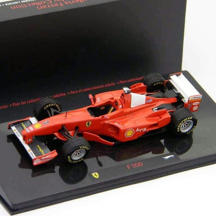 MINIATUR FORMULA 1 HOT WHEELS ELITE 1/43 FERRARI F300 F1 M. SCHUMANCER