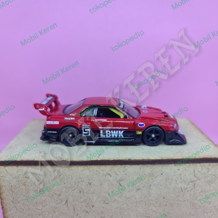 HOT WHEELS LOOSE LB-ER34 SUPER SILHOUETTE NISSAN SKYLINE RED BAN KARET