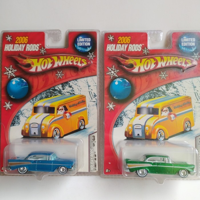 HOT WHEELS 57 CHEVY BEL 2006 AIR HOLIDAY RODS
