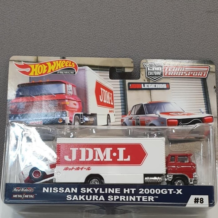 HOTWHEELS TEAM TRANSPORT NISSAN SKYLINE HT 2000 GT-X