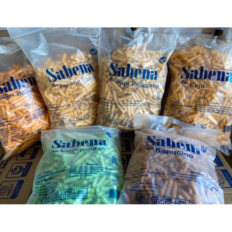 

ORIGINAL SNACK SABENA PAKET HEMAT ISI 3 PACK 360gram ALL VARIAN RASA ia-76