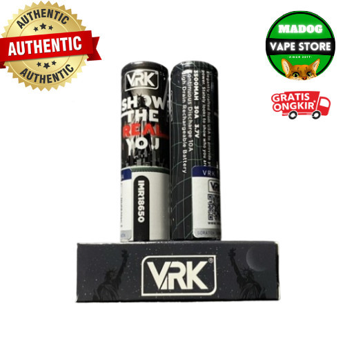 Batre VRK Hitam Battery VRK Black 8650 3500 mAh 30A 3.7 Batrei VRK