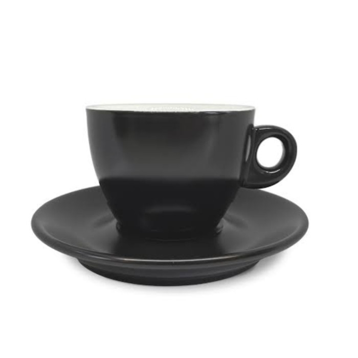 Cappucino Cup Black Matte 230 ml