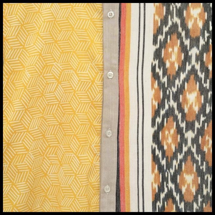 Terlaris Kemeja Batik Cowok M1136 Cream Good Quality