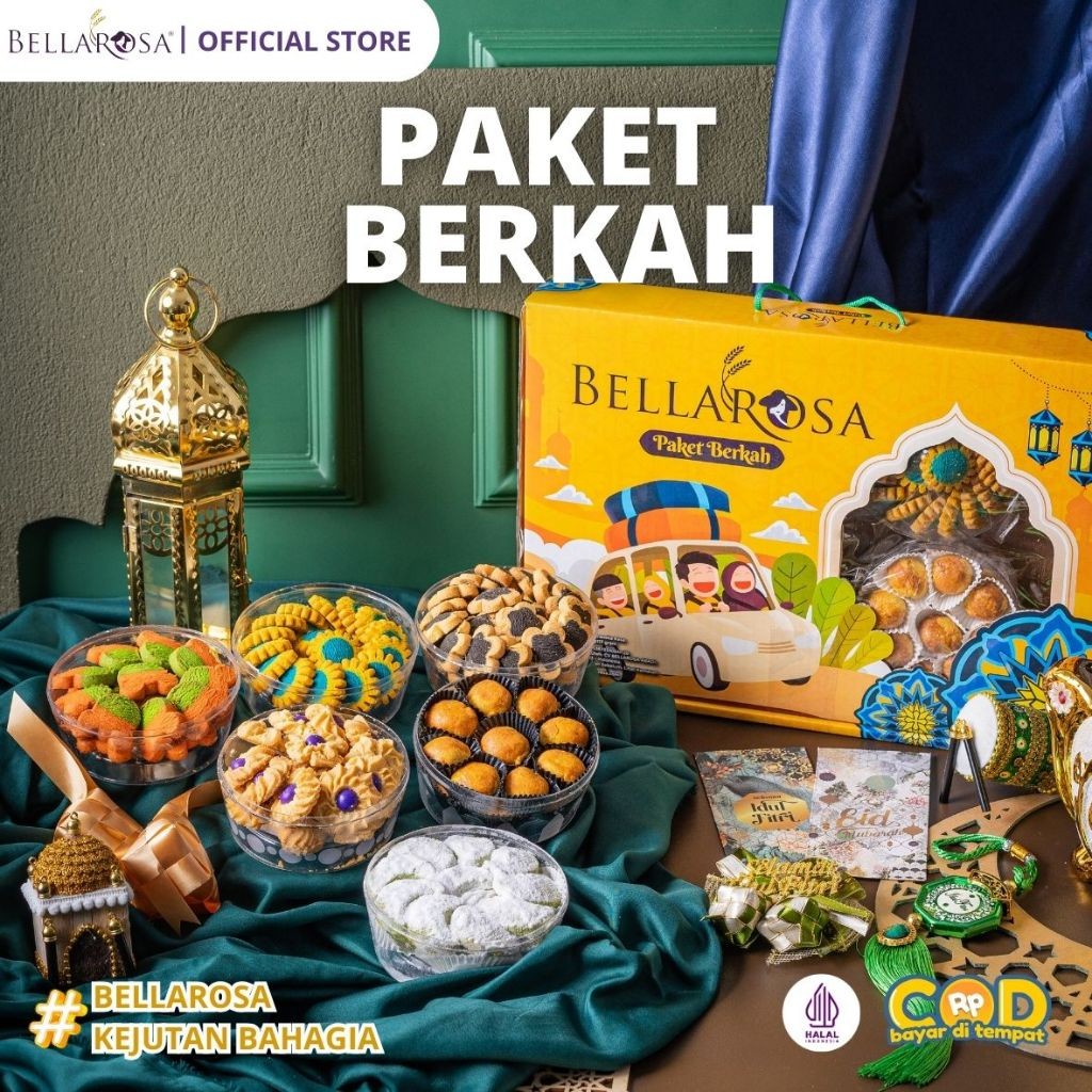 

BEST DEALS [FYC] BELLAROSA Hadiah Hampers Paket Berkah Kue Snack Makanan Ringan Untuk Hari Raya
