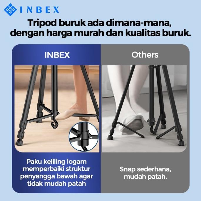Inbex Tripod Hp Camera Extendable Portable Stabilizer For Dslr Hp Original Dan Terpercaya