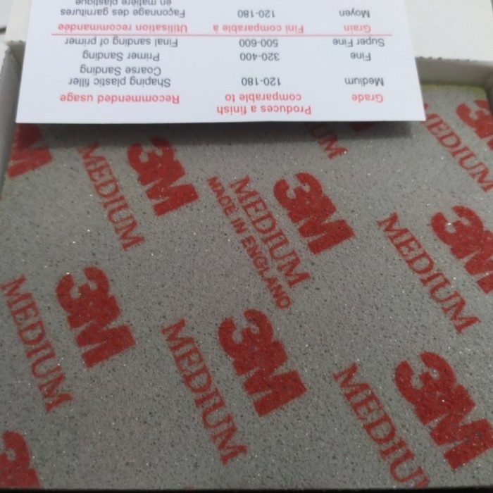 Softback Sanding Sponge Amplas Medium 3M