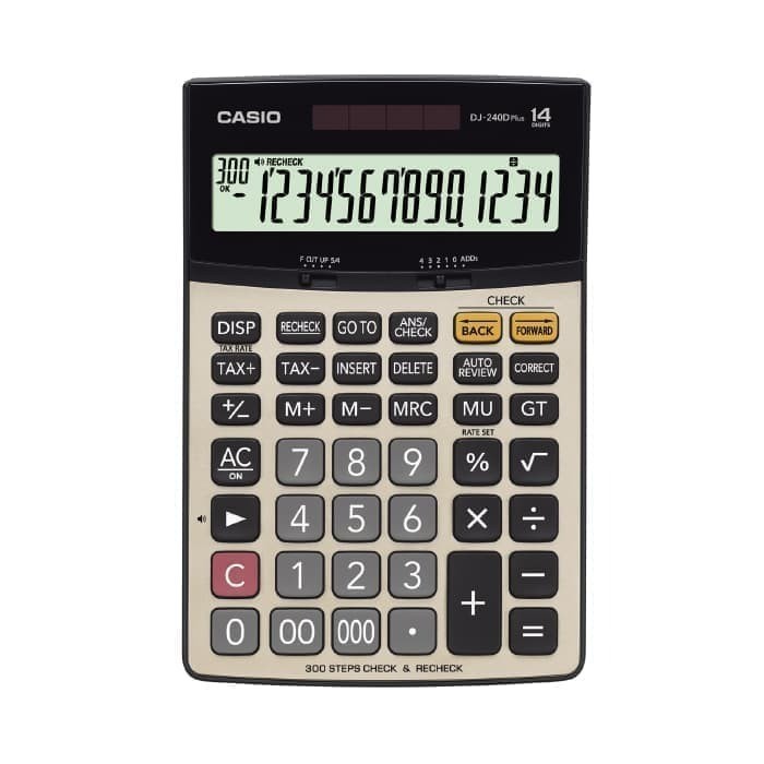 

Kalkulator Meja CASIO DJ-240D Plus Desktop Check & Correct Calculator