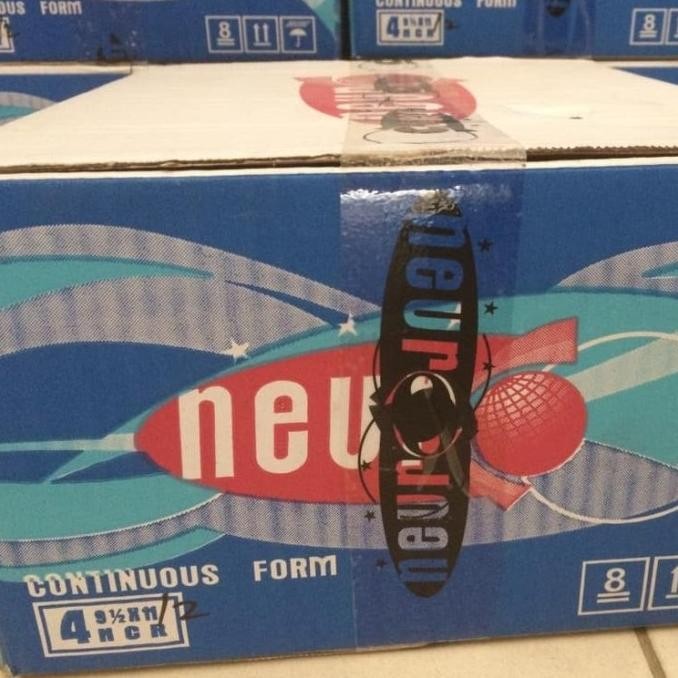 

Continuos Form 91/2 x 11 4ply NEURO KHUSUS GOJEK/NCR/Kertas Komputer