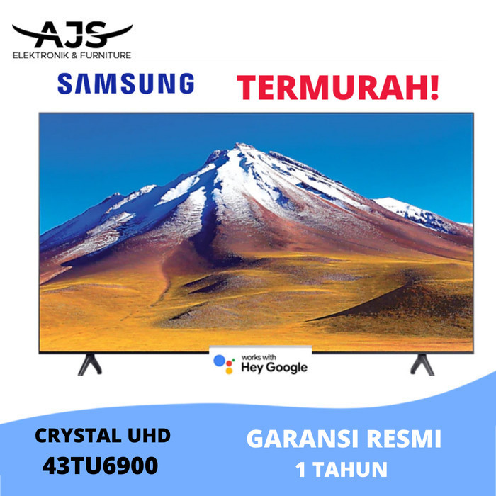 TV SAMSUNG 43'' CRYSTAL UHD 4K SMART TV 43TU6900