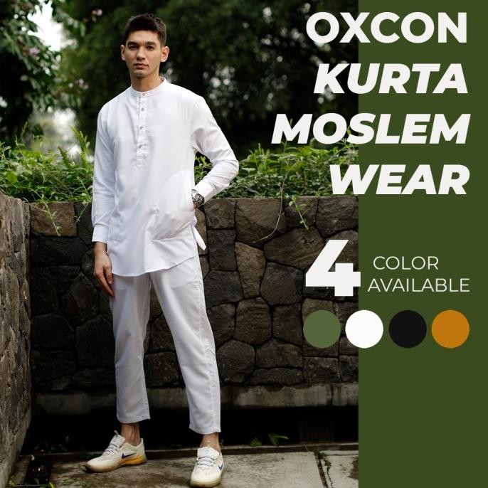 OXCON Kemeja Setelan Koko Kurta Moslem Wear