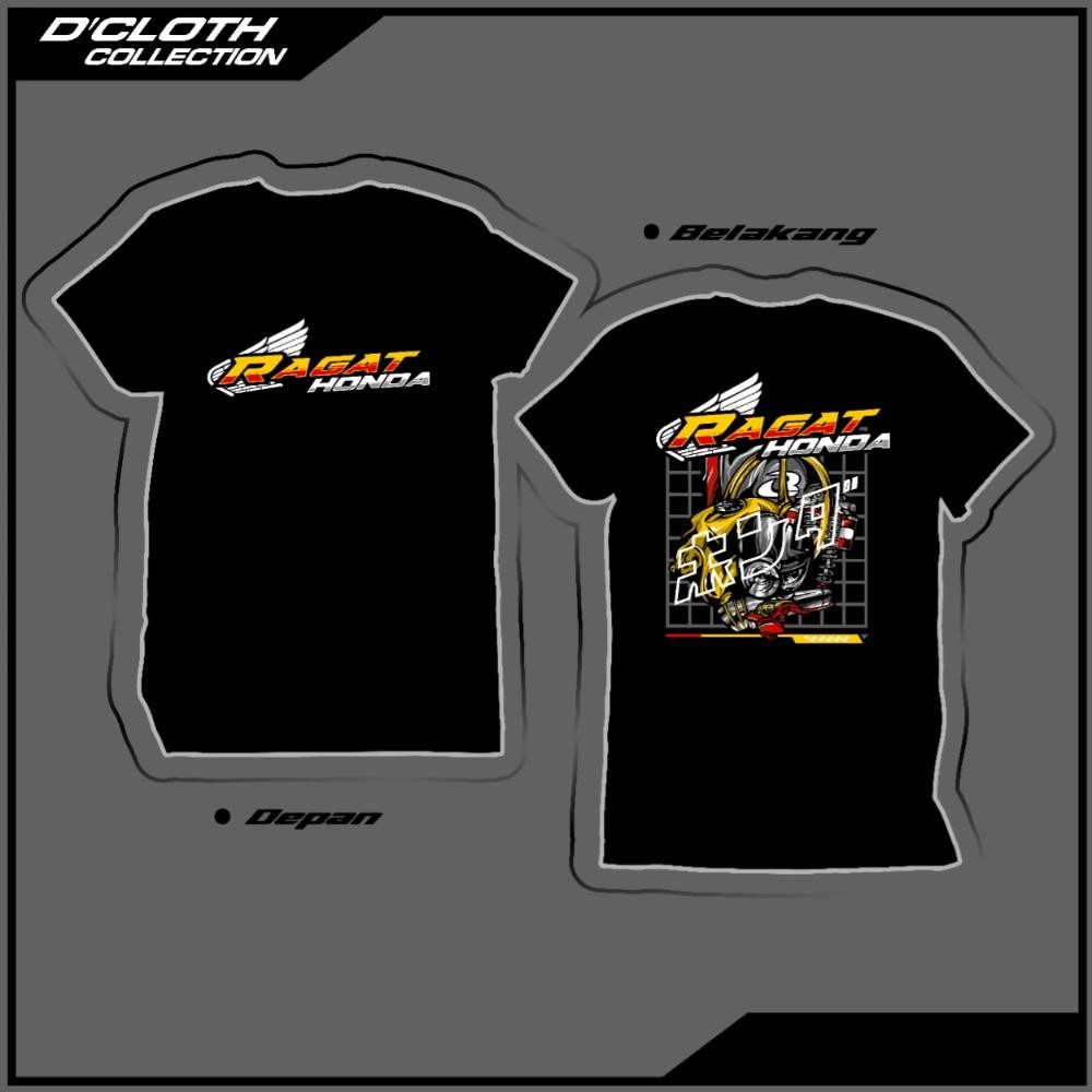 Promo Kaos Distro Ragat Honda Katun Pe 24S Lengan Pendek Super Premium High Quality Kaos Honda Cb Ka