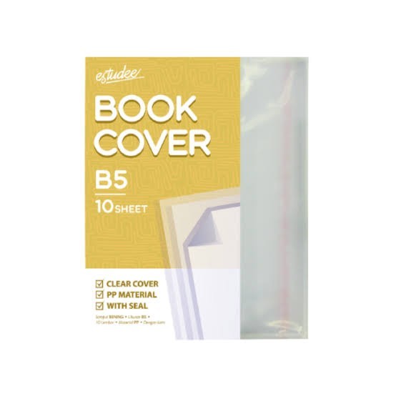 

EKSLUSIF SAMPUL BUKU TULIS / SAMPUL PLASTIK ESTUDEE BENING PP SEAL ISI 10 KODE 433