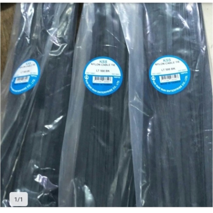 

kabel ties hitam kss lebar 7,6mm panjang 50cm/NYLON CABEL TIES KSS