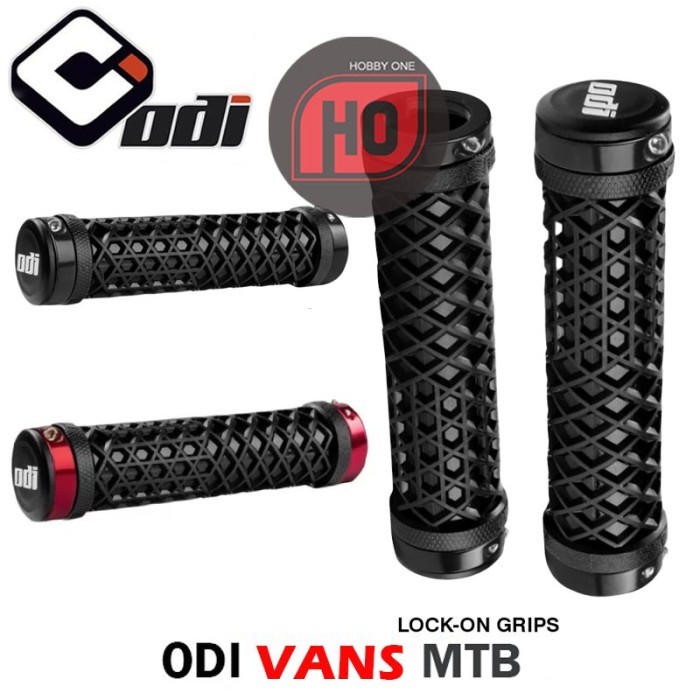 Odi Vans Mtb Lock On Grip Black Black Made In Usa - Hand Grip Best Quality