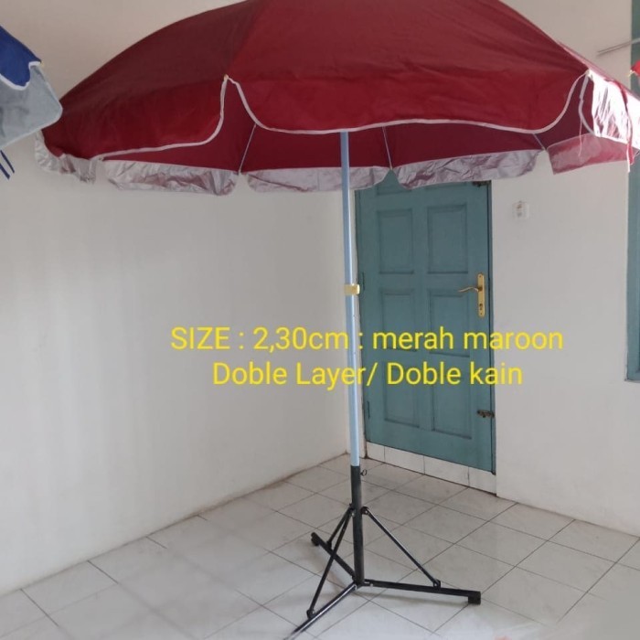 tenda payung 2.30m doubel layer
