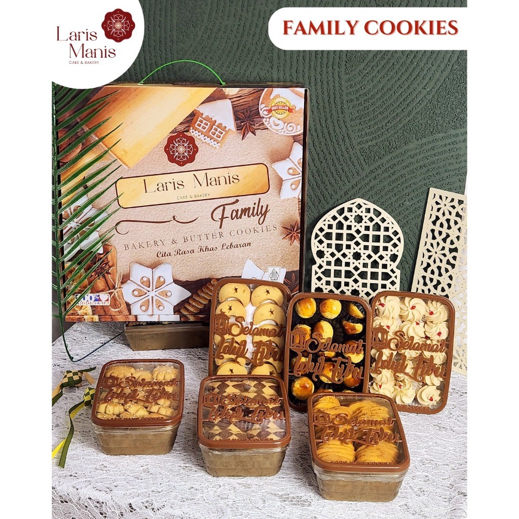 

HOT DEALS HAMPERS PAKET KUE LEBARAN - FAMILY COOKIES by Laris Manis