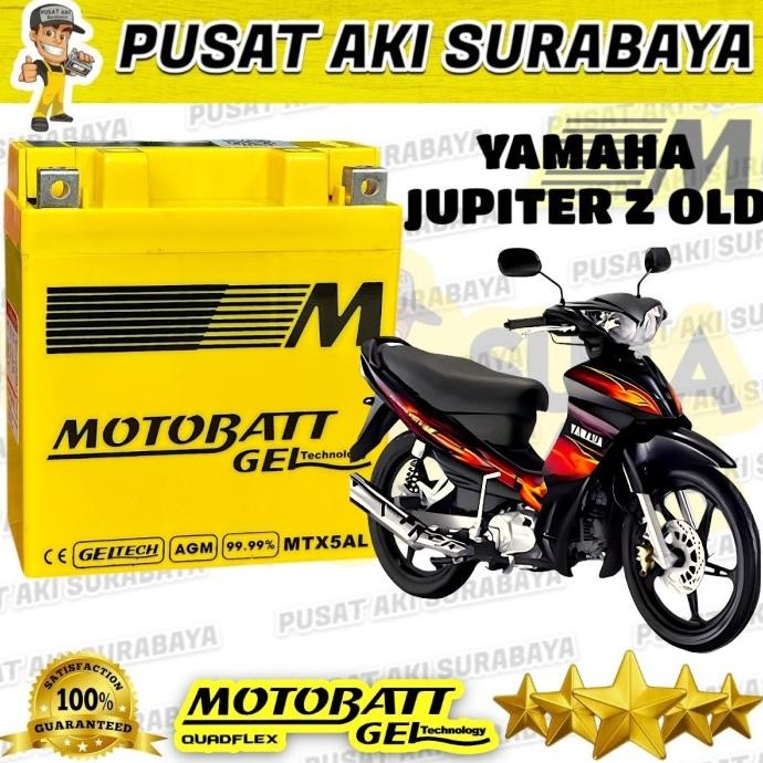 MOTOBATT ACCU MTX5AL JUPITER Z BURUNG HANTU AKI KERING MOTOR BURHAN