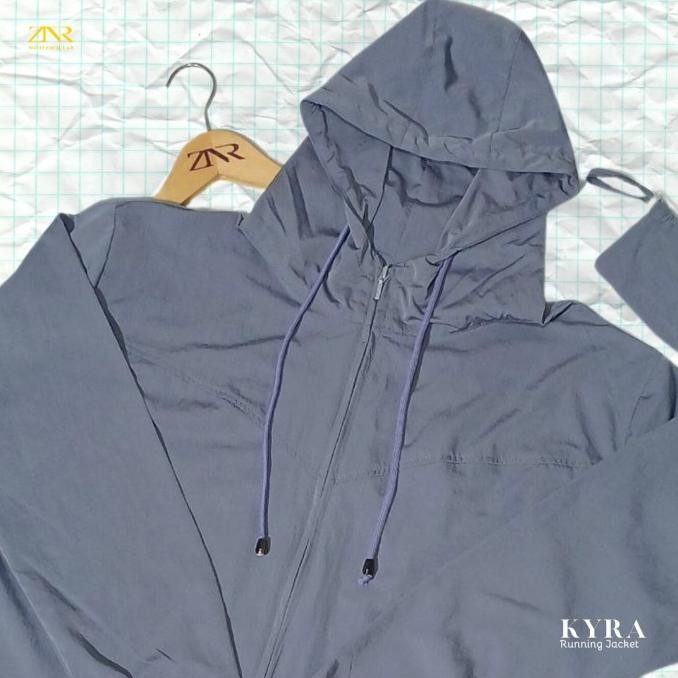 Sale Jaket Running Parasut Wanita Kekinian Jacket Sport Olahraga Sauna Jaket Lari Gym KyraByZnrMusli