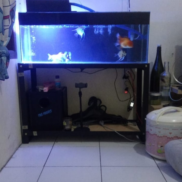 rak aquarium bongkar pasang 100 x 50