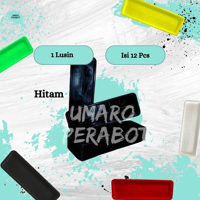 GROSIR 1 Lusin Tatakan Pot Panjang 50 / Alas Pot Panjang / Pot Tanaman / Pot Bunga / Pot Plastik /