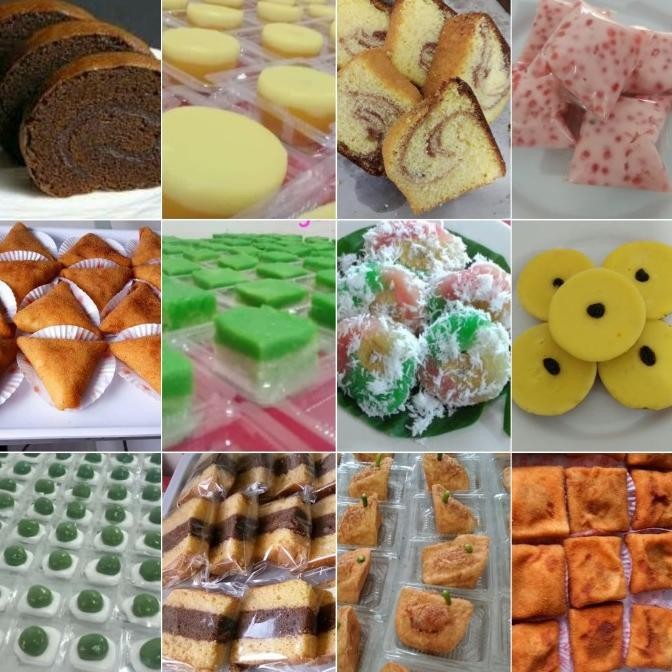 Murah Kue Box - Paket Kue Basah | 50 Pcs 5 Item | Bisa Request