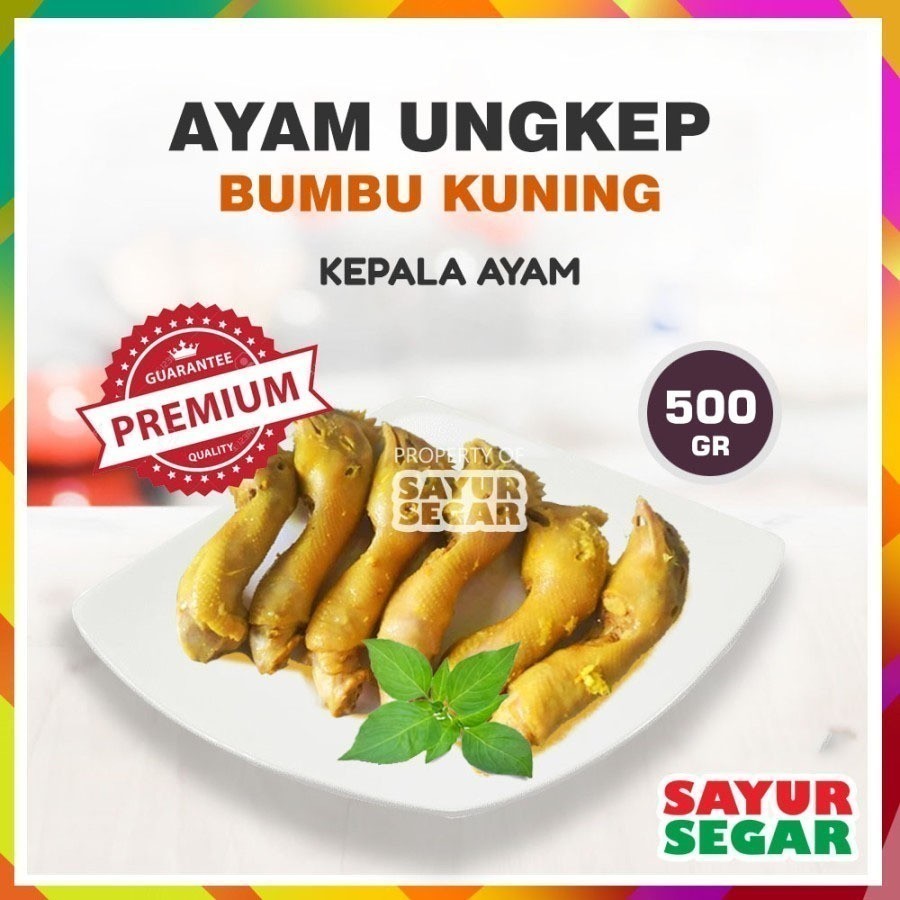 

Kepala Ayam Ungkep Bumbu Kuning [500G]