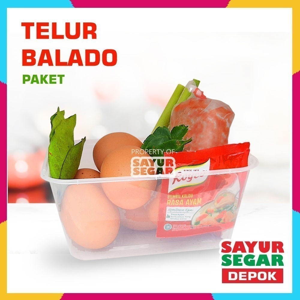 

PAKET TELUR BALADO [1 Paket] SIAP MASAK