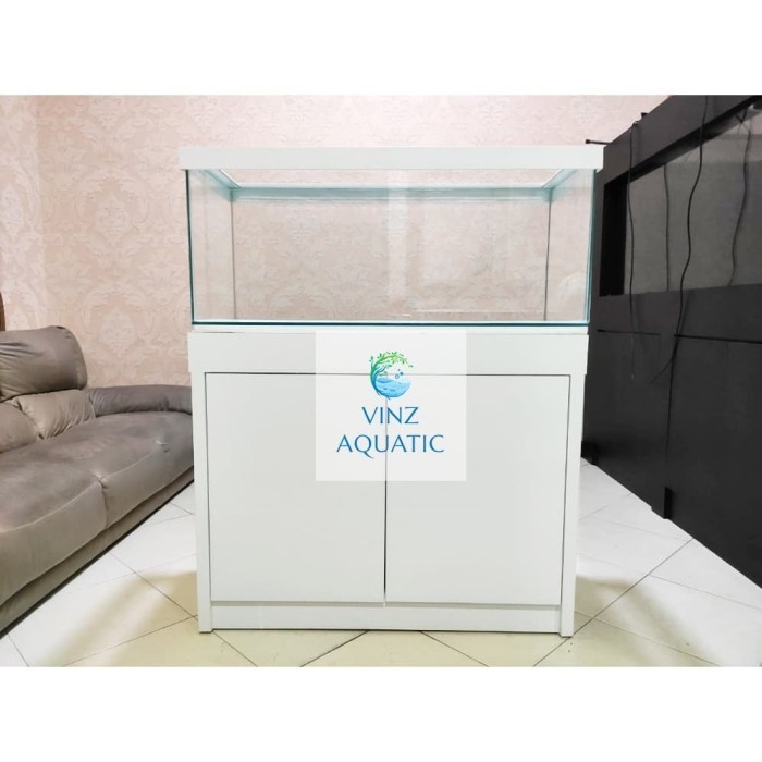 Aquarium Cabinet Set 100cm (Kaca Full 8mm)