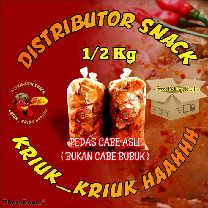 

TERBATAS Keripik kaca pedas daun jeruk 500 gram / kripik kaca kg