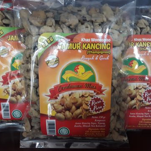 

STOK TERBATAS Keripik Jamur Kancing 150g Dieng Agripina Khas Wonosobo