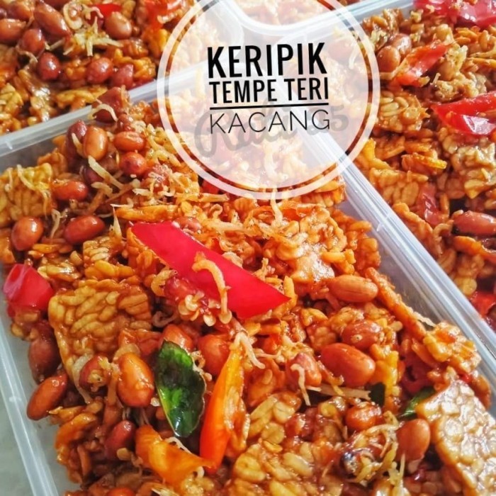 

FREE ONGKIR Keripik Teri Tempe Teri Kacang Cemilan Makan Pedas Manis