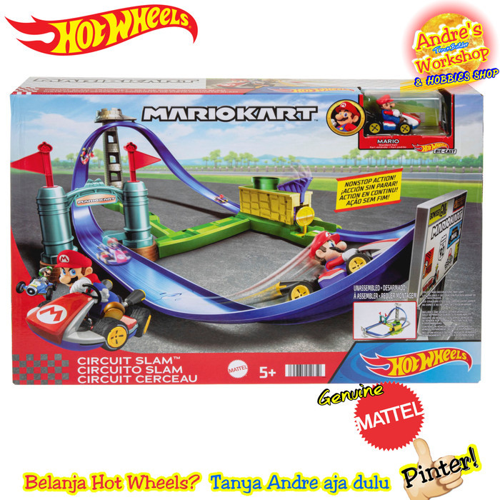 Hotwheels track Mariokart Circuit Slam ori Hot Wheels track circuit Mario Kart
