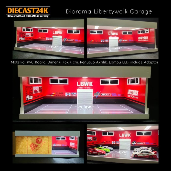 Diorama Libertywalk Garage