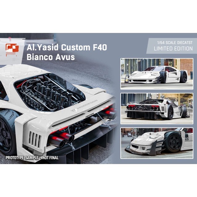 DCM 64 Ferrari F40 Modified Al Vasid White