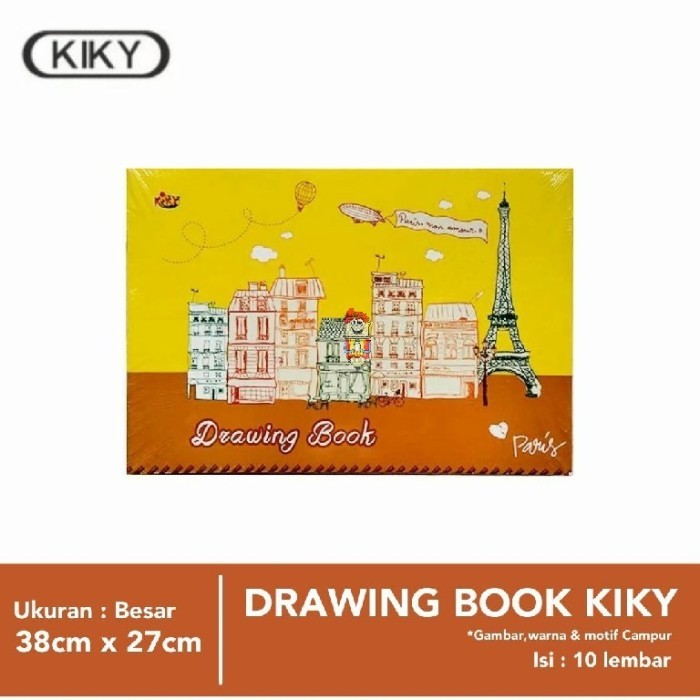 

Buku Gambar Besar (B4) 38cm x 27cm Kiky / PAK isi 5 bh buku