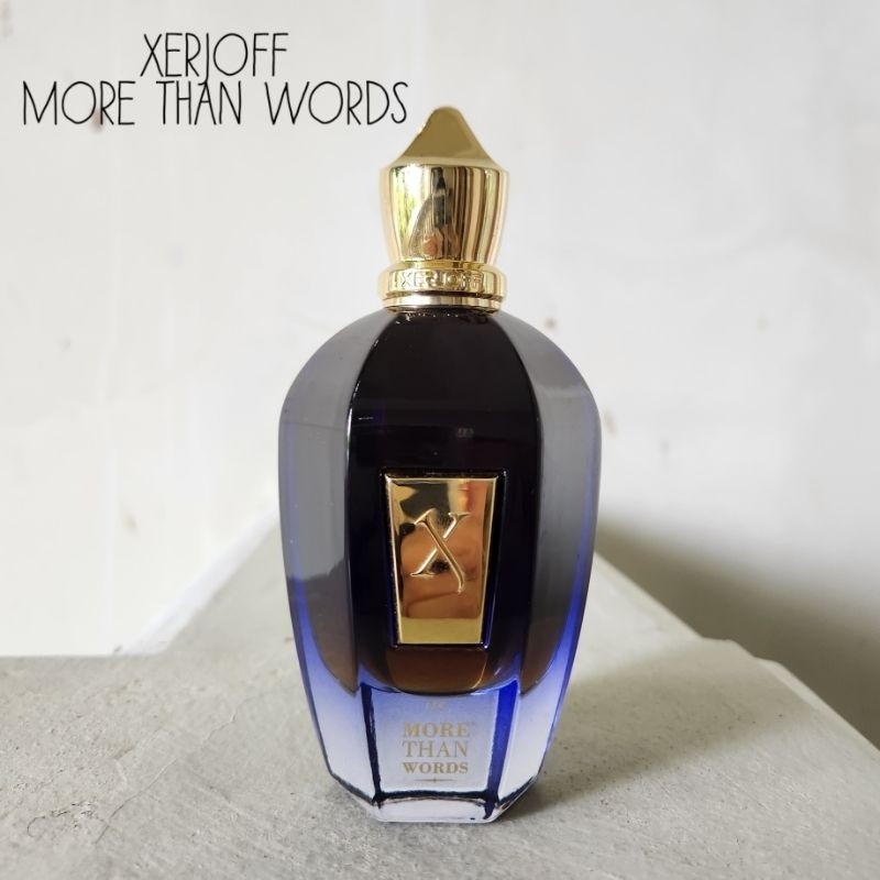 PARFUM ORIGINAL XERJOFF MORE THAN WORDS (unisex) REJECT/TESTER READY STOCK