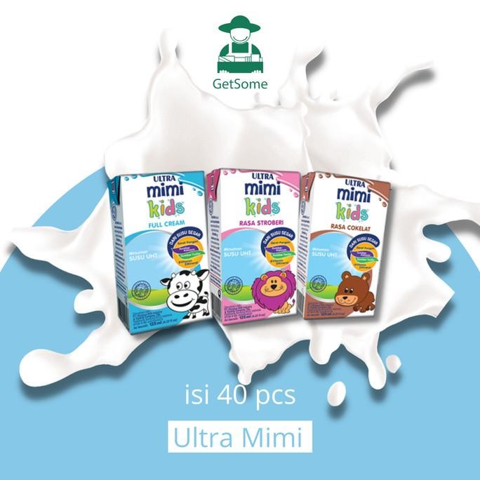 

PROMO / Ultra Mimi Kids UHT 125 ml Full Cream / Stroberi / Cokelat ( karton ) NON COD