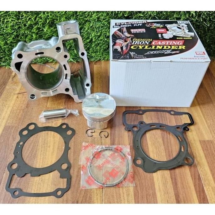 Ready Stock Blok Bore Up Sonic 150R / Supra Gtr / New Cbr 150R / New Cb 150R Size 62Mm & 63Mm Motor 
