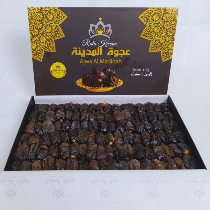 

Kurma Ajwa Premium 1kg Ratu Kurma ajwa Al Madinah Best Quality