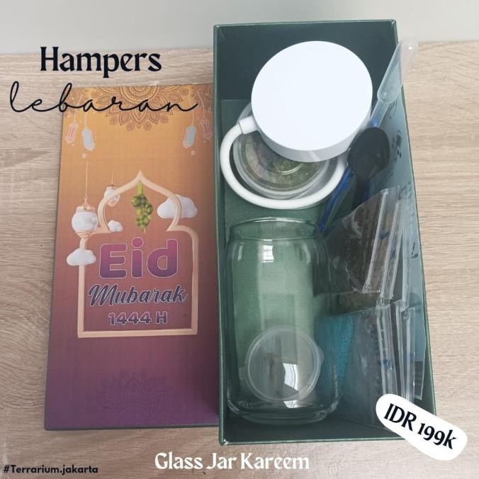 

New Item!, Glass Jar Kareem| Special Edition| Hampers Lebaran| Terrarium Gift