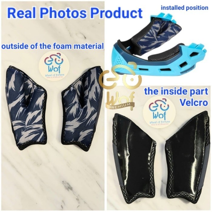 BATFOX Kids eek Pads Fullf Helmet Pad Busa Pipi Helm Sepeda Anak