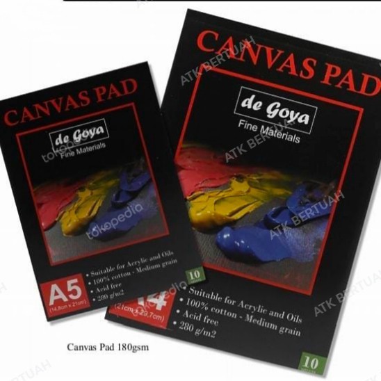 

DE GOYA DEGOYA CANVAS PAD BUKU KAIN KANVAS LUKIS